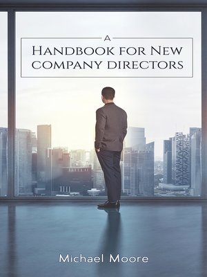 cover image of A Handbook for New Company Directors